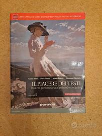 Il piacere dei testi volume 5 - ISBN 9788839522481