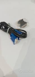 Cavo VGA + adattatore