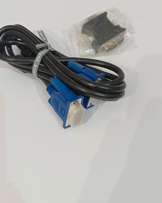 Cavo VGA + adattatore