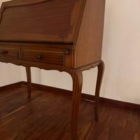 Ribalta con cassetti e scrivania vintage in legno