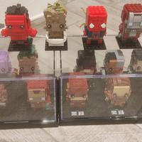 Lotto 17 Brickheadz Lego Marvel - DC 