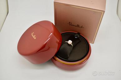 pomellato anello nudo chocolate petit diamanti oro