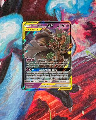 Carta pokemon Trevenant e Dusknoir GX (SM 217) ita
