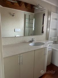 Mobile bagno completo con specchio e faretti