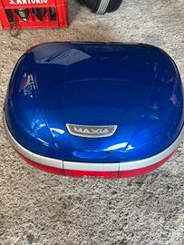 bauletto givi maxiamonokey blu+piastra di montagg