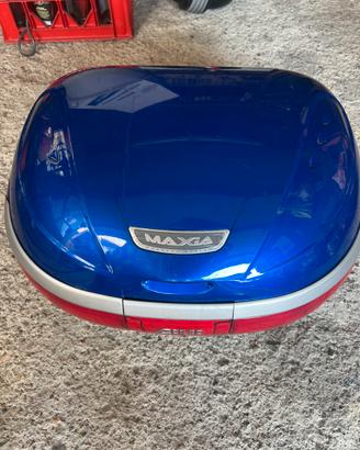 bauletto givi maxiamonokey blu+piastra di montagg