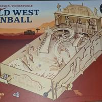 🎯 3D Mechanical Wooden Puzzle – Wild West Pinball