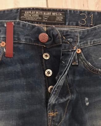 Iconici jeans Replay uomo