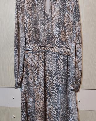 vestito h@m pitonato EU 42