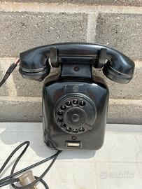 Telefono antico di bachelite Siemens da collezione