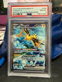 Venusaur ex e zapdos ex psa8 ITA di 151