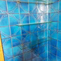 Tre mensole in vetro 60x13 cm