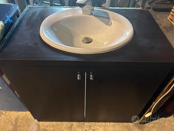 Mobile Bagno con Lavabo e Rubinetto Incluso –Usato
