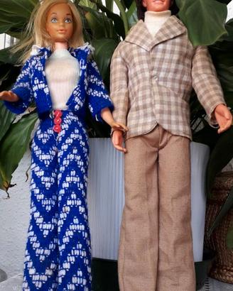 Coppia BARBIE e KEN Vintage anni 70.