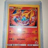 carta pokemon Moltres errore 