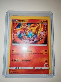 carta pokemon Moltres errore 