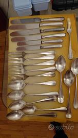 Set posate vintage placcato argento