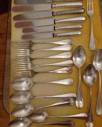 Set posate vintage placcato argento