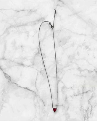 Collana Pandora con Pendente Cuore Rosso