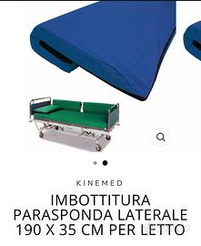 Imbottiture parasponde per letti ospedalieri