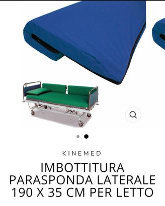 Imbottiture parasponde per letti ospedalieri