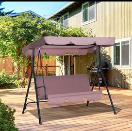 Dondolo da giardino 3 posti