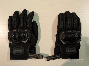 Guanti moto con protezioni XL nero