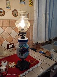 Lampada da tavola Vintage corpo in ceramica 