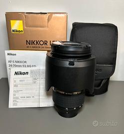 Nikon AF-S 24-70mm f/2.8 G ED. Come nuovo