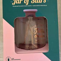 Bottiglia in vetro con filo di luci