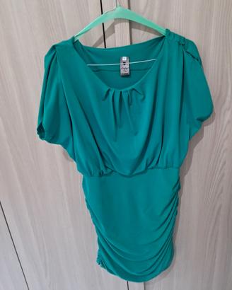 Vestito donna verde