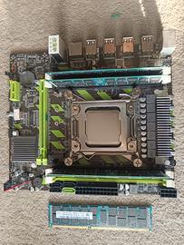 Motheboard Micro ATX socket LGA 2011 + CPU Xeon