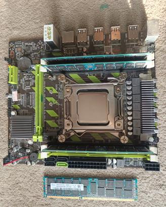 Motheboard Micro ATX socket LGA 2011 + CPU Xeon