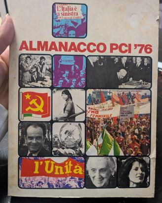 almanacco PCI '76 libro vintage 
