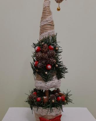 Alberello di Natale, creazione artigianale.