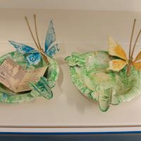 Posacenere in ferro battuto con farfalla🦋