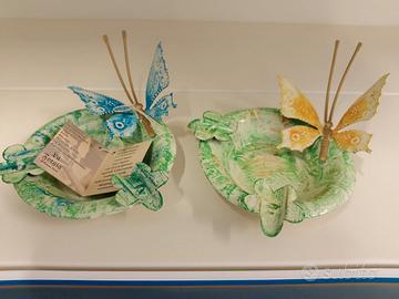 Posacenere in ferro battuto con farfalla🦋