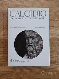 CALCIDIO COMMENTARIO AL TIMEO DI PLATONE - Bompian