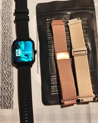 Smartwatch nuovo + 2 cinturini di ricambio