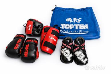 Kit Sparring Kickboxing - Top Ten WAKO, Adida