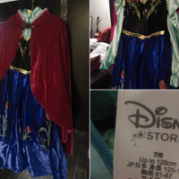 vestito di anna di frozen disney 