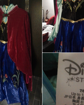 vestito di anna di frozen disney 