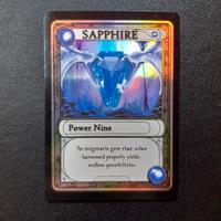 MTG Magic the Gathering Token Mox Sapphire Foil EX