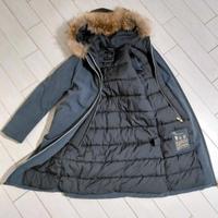 piumino tecnico con pelliccia tg. S