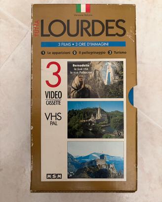 Cofanetto VHS - docufilm Tutta Lourdes