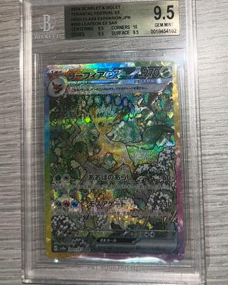 Lotto sylveon e leafeon ex jap terastal bgs 9.5