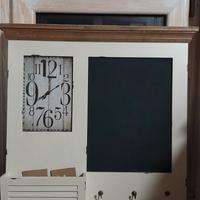 Mensola porta lettera con orologio