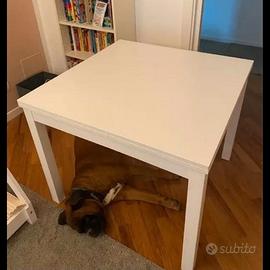 NUOVISSIMO tavolo bianco allungabile a portafoglio