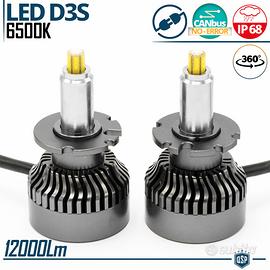 Kit D2S Conversione da XENON a LED 12000LM 6500K