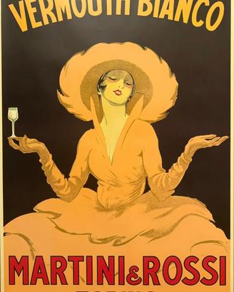 DUDOVICH MARCELLO VERMOUTH MARTINI BIANCO POSTER